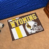 Wyoming Cowboys Starter Mat Accent Rug - 19in. x 30in., Unifrom Design, 18792