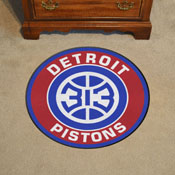 Detroit Pistons Pistons Roundel Rug - 27in. Diameter, 18834
