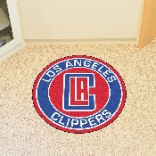 Los Angeles Clippers Roundel Rug - 27in. Diameter, 18838