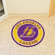 Los Angeles Lakers Roundel Rug - 27in. Diameter, 18839