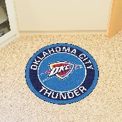 Oklahoma City Thunder Roundel Rug - 27in. Diameter, 18846
