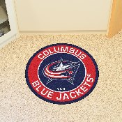 Columbus Blue Jackets Roundel Rug - 27in. Diameter, 18869