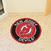 New Jersey Devils Roundel Rug - 27in. Diameter, 18878