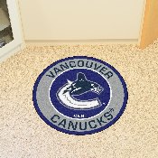 Vancouver Canucks Roundel Rug - 27in. Diameter, 18889