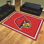 Louisville Cardinals 8ft. x 10 ft. Plush Area Rug, 18904