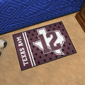 Texas A&M Aggies Starter Mat Accent Rug - 19in. x 30in. - "Texas Outline & 12" Logo, 18915