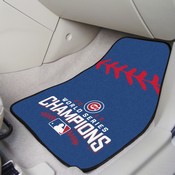 Chicago Cubs 2016 World Series Champions Front Carpet Car Mat Set - 2 Pieces, 18920