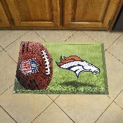 Denver Broncos Scraper Mat 19"x30", 18954-GR