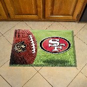 San Francisco 49ers Scraper Mat 19