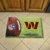 Washington Commanders Rubber Scraper Door Mat, 19002