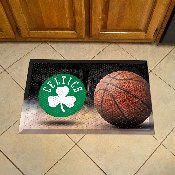 Boston Celtics Rubber Scraper Door Mat, 19066