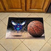 Charlotte Hornets Rubber Scraper Door Mat, 19068