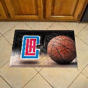 Los Angeles Clippers Rubber Scraper Door Mat, 19086