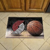 Portland Trail Blazers Rubber Scraper Door Mat, 19112