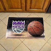 Sacramento Kings Rubber Scraper Door Mat, 19114