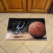 San Antonio Spurs Rubber Scraper Door Mat, 19116