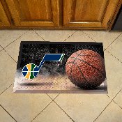 Utah Jazz Rubber Scraper Door Mat, 19120