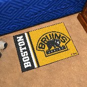 Boston Bruins Starter Mat Accent Rug - 19in. x 30in., Uniform Design, 19254