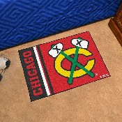 Chicago Blackhawks Uniform Inspired Starter Rug 19"x30", 19258
