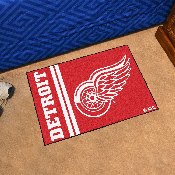 Detroit Red Wings Starter Mat Accent Rug - 19in. x 30in., Uniform Design, 19262