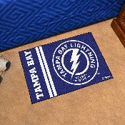 Tampa Bay Lightning Starter Mat Accent Rug - 19in. x 30in., Uniform Design, 19277