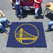 Golden State Warriors Tailgater Rug - 5ft. x 6ft. - Circular Bridge Primary Logo, 19441