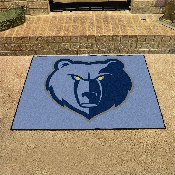 Memphis Grizzlies All-Star Rug - 34 in. x 42.5 in. - Grizzly Head Primary Logo, 19449