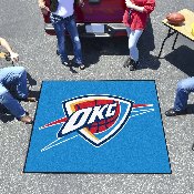 Oklahoma City Thunder Tailgater Rug - 5ft. x 6ft. - OKC Primary Logo, 19464