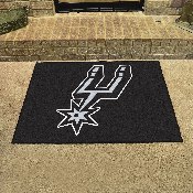 San Antonio Spurs All-Star Rug - 34 in. x 42.5 in. - Spur Primary Logo, 19475
