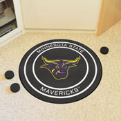Minnesota State - Mankato Mavericks Hockey Puck Rug - 27in. Diameter, 19529
