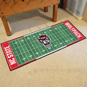 NC State Wolfpack Field Runner Mat - 30in. x 72in., NSC Logo, 19532