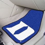 Duke Blue Devils Front Carpet Car Mat Set - 2 Pieces, D Logo, 19573