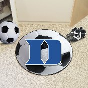 Duke Blue Devils Soccer Ball Rug - 27in. Diameter, D Logo, 19582