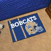 Montana State Grizzlies Starter Mat Accent Rug - 19in. x 30in., Uniform Design, 19639