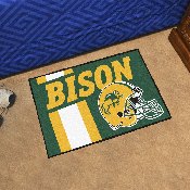 North Dakota State Bison Starter Mat Accent Rug - 19in. x 30in., Uniform Design, 19648