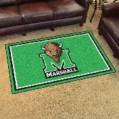 Marshall Thundering Herd 4ft. x 6ft. Plush Area Rug, 19717