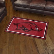 Arkansas Razorbacks 3ft. x 5ft. Plush Area Rug, 19762