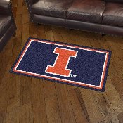 Illinois Illini 3ft. x 5ft. Plush Area Rug, 19770
