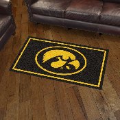 Iowa Hawkeyes 3ft. x 5ft. Plush Area Rug, 19771
