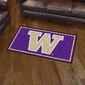 Washington Huskies 3ft. x 5ft. Plush Area Rug, 19791