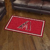 Arizona Diamondbacks 3ft. x 5ft. Plush Area Rug, 19796
