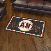 San Francisco Giants 3ft. x 5ft. Plush Area Rug - Giants Baseball Primary Logo, 19818