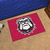 Georgia Bulldogs Starter Mat Accent Rug - 19in. x 30in. - New Bulldog Head Logo - Red, 19823