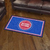 Detroit Pistons 3ft. x 5ft. Plush Area Rug, 19835