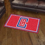 Los Angeles Clippers 3ft. x 5ft. Plush Area Rug, 19839
