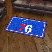 Philadelphia 76ers 3ft. x 5ft. Plush Area Rug, 19849