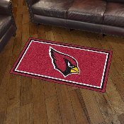 Arizona Cardinals 3ft. x 5ft. Plush Area Rug - Cardinal Head Primary Logo, 19857