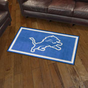 Detroit Lions 3ft. x 5ft. Plush Area Rug - Lion Primary Logo, 19867