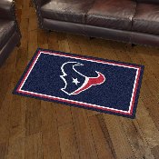 Houston Texans 3ft. x 5ft. Plush Area Rug - Bull Head Primary Logo, 19869