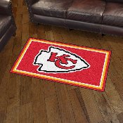 Kansas City Chiefs 3ft. x 5ft. Plush Area Rug - KC Arrow Primary Logo, 19872